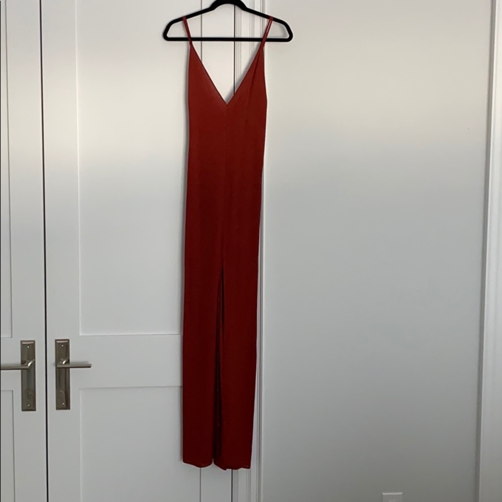 Reformation Maxi Dress Criss Cross Open Back